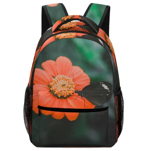 yanfind Children's Backpack Cosmos Flower Butterfly Escalante City Philippines Floral Petal Flora Blooming Bloom Insect Preschool Nursery Travel Bag
