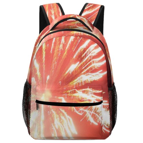 yanfind Children's Backpack Fireworks Explosion Independence Summer Diwali Festival Midnight Event Year's Eve Year Fte Preschool Nursery Travel Bag