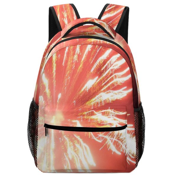 yanfind Children's Backpack Fireworks Explosion Independence Summer Diwali Festival Midnight Event Year's Eve Year Fte Preschool Nursery Travel Bag