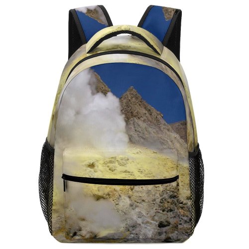 yanfind Children's Backpack Eruption Plenty Island Pictures Outdoors Free Volcano Bay Zealand Geyser Preschool Nursery Travel Bag