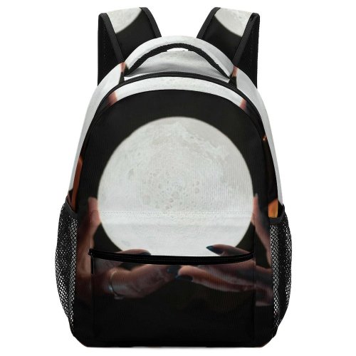 yanfind Children's Backpack Focus Dark Ball Lights Hands Crystal Light Glass Round Psychic Shaped Preschool Nursery Travel Bag