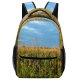 yanfind Children's Backpack Landscape Rural Countryside Plant Farm Pictures Grassland Outdoors Vase Free Flower Preschool Nursery Travel Bag