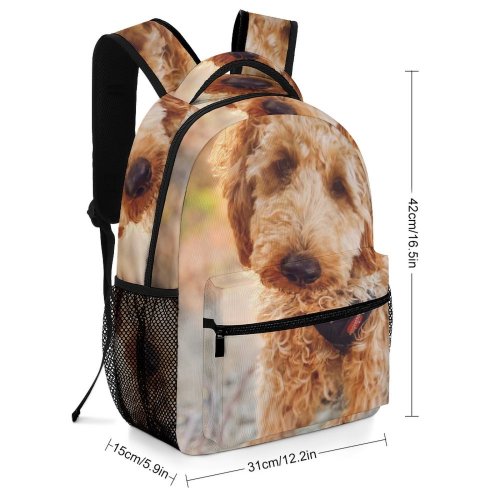 yanfind Children's Backpack Dog Pet Free Pictures Poodle Images Puppies Preschool Nursery Travel Bag