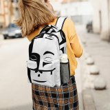 yanfind Children's Backpack Face Expression Serious Facial Stencil Art Preschool Nursery Travel Bag