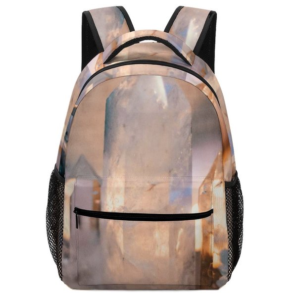 yanfind Children's Backpack Crystals Table Room Shapes Healing Preschool Nursery Travel Bag