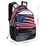 yanfind Children's Backpack  Focus Honor Freedom Liberty Spangled Independence Usa Administration Fourth Memorial States Preschool Nursery Travel Bag