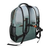 yanfind Children's Backpack Coast City Port Beach Doha Qatar Domain Island Ocean Public Shoreline Preschool Nursery Travel Bag