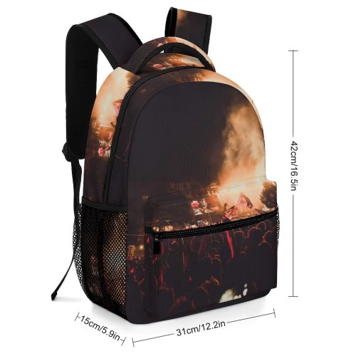 yanfind Children's Backpack Entertainment Time Screen Performance Lights Hands Performer Crowd Artists Audience Event Musician Preschool Nursery Travel Bag