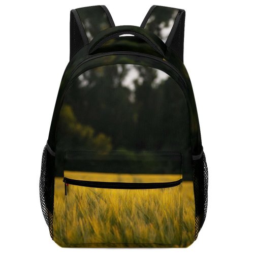 yanfind Children's Backpack Field Grassland Outdoors Countryside Farm Meadow Rural Auweg Neckarzimmern Plant Grass Spring Preschool Nursery Travel Bag