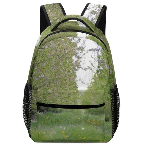 yanfind Children's Backpack Field Grassland Outdoors Countryside Farm Rural Plant Tree Meadow Vegetation Forest Preschool Nursery Travel Bag