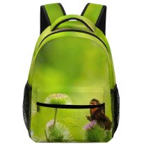 yanfind Children's Backpack Butterfly Bee Honey Insect Invertebrate Plant  Flower Pollen Preschool Nursery Travel Bag