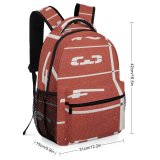 yanfind Children's Backpack Grass Lanes Number Field Oval Ground Start Sports Race Stadium Preschool Nursery Travel Bag