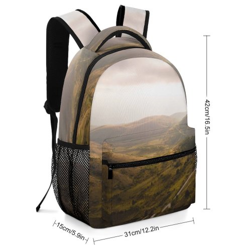 yanfind Children's Backpack Drone Range Crest Haze Hill  Rocca Free Calascio Stock Outdoors Preschool Nursery Travel Bag
