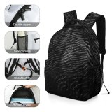 yanfind Children's Backpack Focus Dark Desktop Softness Wool Crinkled Texture Cool Fabric Preschool Nursery Travel Bag