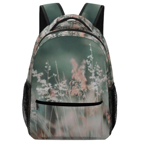 yanfind Children's Backpack Flora Grass Plants Floral Summer Flowers Preschool Nursery Travel Bag