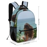 yanfind Children's Backpack Girl Beautiful Vacation Landscape Daylight Travel Leisure Island Beach Turquoise Tropical Preschool Nursery Travel Bag