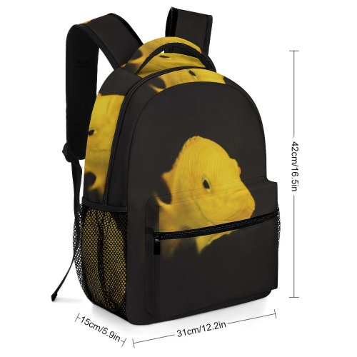 yanfind Children's Backpack Fish Angelfish Sea  Rock Beauty Preschool Nursery Travel Bag