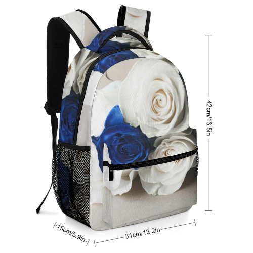 yanfind Children's Backpack Flower  Plant Rose Arrangement Bouquet  Cool Amazing Valentines Beautiful Creative Preschool Nursery Travel Bag