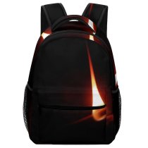 yanfind Children's Backpack Flame Fire Inciense Stick Burn Hot Warm Mistic Esoteric Consume Love Darkness Preschool Nursery Travel Bag