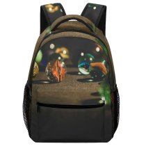yanfind Children's Backpack  Focus Glisten Shiny Round Shining Toys Marbles Preschool Nursery Travel Bag