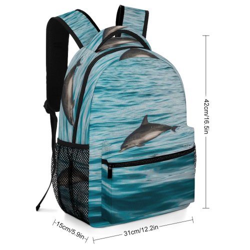 yanfind Children's Backpack  Beach  Jumping Outdoors Diving  Island Marine Blower Sea Travel Preschool Nursery Travel Bag