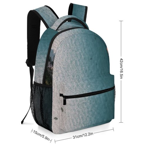 yanfind Children's Backpack Above Drone Boat From Photo Sea Watercraft Beach  Bird's Aerial Shot Preschool Nursery Travel Bag