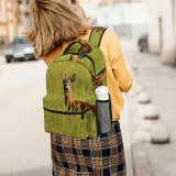 yanfind Children's Backpack Grassland Outdoors Pasture Hayfield Rural Farmland Farm Antler Countryside Preschool Nursery Travel Bag