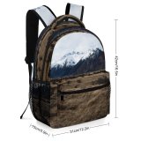yanfind Children's Backpack Cook Range  Snow Wilderness Free Trip Winter Spring  Zealand Preschool Nursery Travel Bag