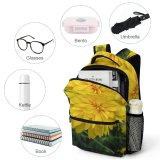 yanfind Children's Backpack Flower Dahlia  Plant Petal Vegetation Preschool Nursery Travel Bag