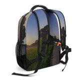 yanfind Children's Backpack Field Grassland Outdoors Countryside Paddy Purwakarta Jawa Barat Sky Grey Stock Preschool Nursery Travel Bag