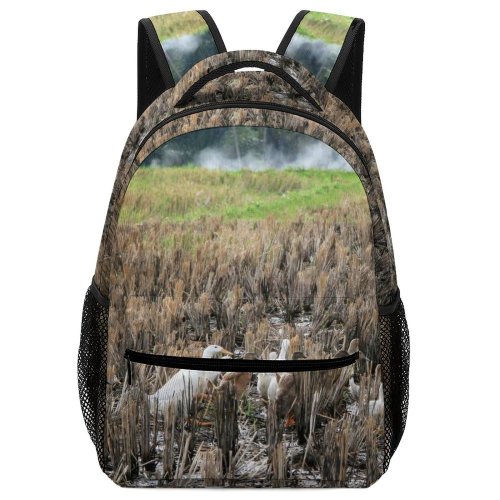 yanfind Children's Backpack Asian Bali Ubud Traditional Tropical Trees Agriculture Aquaculture Rice Riceplantation Plantation Plant Preschool Nursery Travel Bag