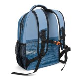 yanfind Children's Backpack Whale Ballena Mexico Wildlife Free Tail Ocean Wild  De Outdoors Preschool Nursery Travel Bag