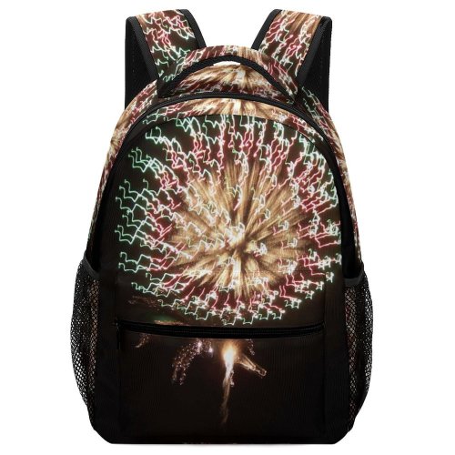 yanfind Children's Backpack Fireworks Darkness Diwali Event Midnight Fte Year's Eve Festival Preschool Nursery Travel Bag