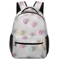 yanfind Children's Backpack Festive Sweet Delicious Facebook Flatlay Overhead Romance Layout Simple Top Hearts Preschool Nursery Travel Bag