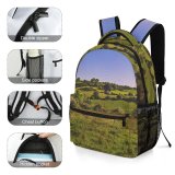 yanfind Children's Backpack Field Grassland Outdoors Countryside Farm Rural Meadow Pasture Ranch Belfast Northern Ireland Preschool Nursery Travel Bag