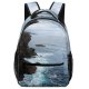 yanfind Children's Backpack Cliff Outdoors Promontory Ocean Sea Castrillón Spain Public Domain Preschool Nursery Travel Bag