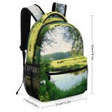 yanfind Children's Backpack Dutch Landscape Farmland Netherlands Meadow Panorama Preschool Nursery Travel Bag