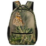 yanfind Children's Backpack Butterfly Insect Invertebrate Apiaceae  Flora Flower Plant Dill Seasoning Conifer Tree Preschool Nursery Travel Bag