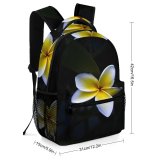 yanfind Children's Backpack Flower Hawaii Tropical Petal Flora Plant  Contrast Alone Hawaiian Stock Preschool Nursery Travel Bag
