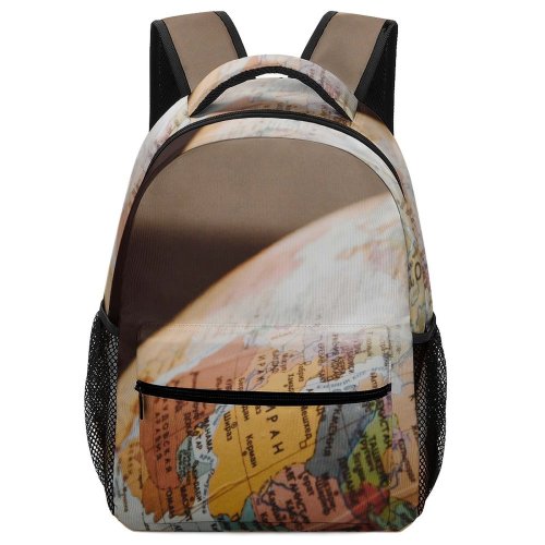 yanfind Children's Backpack Geography Exploration Ball Planet Travel Globe Continent Round Commerce Universe Shaped Preschool Nursery Travel Bag