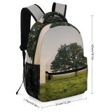 yanfind Children's Backpack Grass Tree Field Alone Preschool Nursery Travel Bag