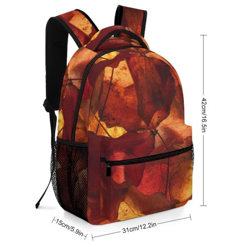 yanfind Children's Backpack Autumn Foliage Dry Fall Season Leaves Preschool Nursery Travel Bag
