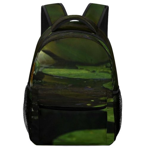 yanfind Children's Backpack Flora Waterlily Garden Bloom Lily Lotus Flower Pond Preschool Nursery Travel Bag