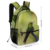 yanfind Children's Backpack Birds Bee Eater Cocora Valley Quindio Hummingbird Preschool Nursery Travel Bag