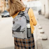 yanfind Children's Backpack Young Furniture Interior Funny Room Family Kitten Portrait Cute Little  Cat Preschool Nursery Travel Bag