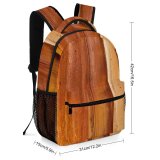yanfind Children's Backpack Expressionism Rough Wood Bark Abstract Wall Geology Art Texture Contemporary Messy Preschool Nursery Travel Bag