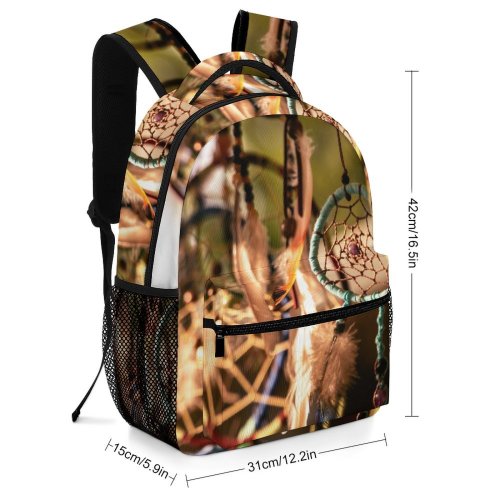 yanfind Children's Backpack Windcatcher Feeder Sunlight Colours Invertebrate  Arachnid Bird Insect Pictures Preschool Nursery Travel Bag