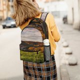 yanfind Children's Backpack Field Grassland Outdoors Countryside Farm Rural Meadow Pasture Scenery Ranch Grass Plant Preschool Nursery Travel Bag