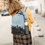 yanfind Children's Backpack Building Rise High Lines Pictures Urban Downtown Metropolis Sunset City Free Preschool Nursery Travel Bag