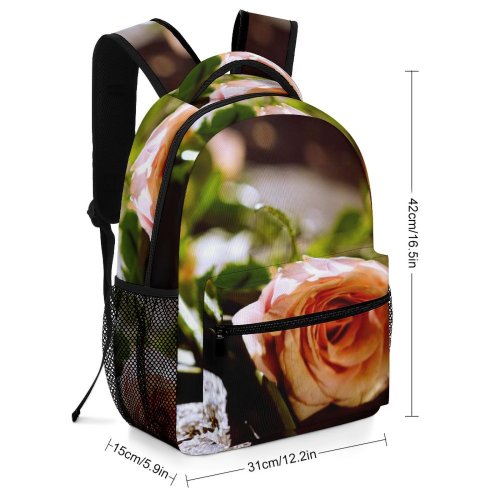 yanfind Children's Backpack Flower Rose  Plant Los Angeles Usa Petal City Cement Party Preschool Nursery Travel Bag